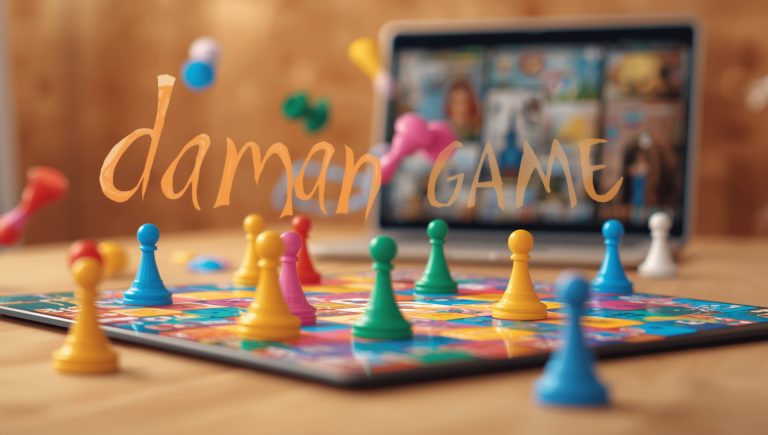 Lucid_Origin_A_vibrant_digital_illustration_of_a_daman_game_bo_1